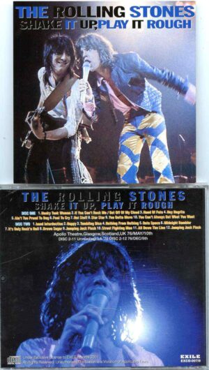 Rolling Stone - Shake It Up Play It Rough ( 2 CD ) ( Apollo Theatre , Glasgow , Scotland , UK , May 10th , 1976 + Unreleased LA '76 )