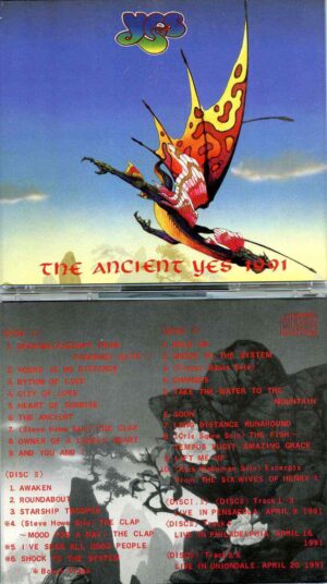 Yes - The Ancient Yes 1991 ( 3 CD SET ) ( Pensacola April 9th 1991, Philadelphia April 16th 1991 & Uniondale April 20th '91 )