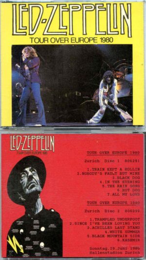 Led Zeppelin - Tour Over Europe 1980 ( 2 CD ) ( Live at Hallenstadion , Zurich , Switzerland , June 29th , 1980 )