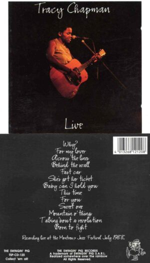 Tracy Chapman - Live  ( Swingin' Pig ) ( Live at Montreaux 1988 )