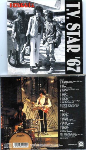 Jimmy Hendrix - T.V. Star '67  ( 2 CD )  ( STTP ) ( A Master Collection of 33 Tracks on TV Show Appearances in 1967 )