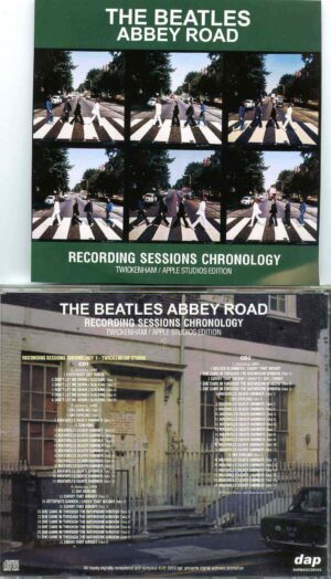The Beatles- Abbey Road  Recording Sessions Chronology Vol. 1 ( 2 CD SET )( 2019 DAP Records ) Discs 1-2