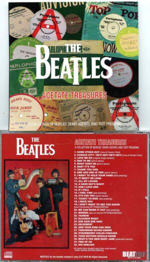The Beatles- Acetates Treasures  ( 2019 BEATFILE ) ( Beatles Demo Acetates And Test Pressings Collection )