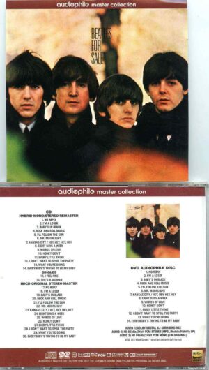The Beatles- Audiophile Master Collection - Beatles For Sale  ( 1 CD - 1 Audiophile DVD SET )