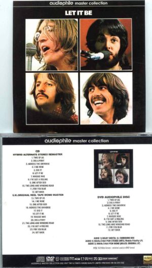 The Beatles- Audiophile Master Collection - Let It Be  ( 1 CD - 1 Audiophile DVD SET )