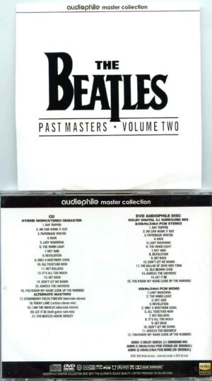 The Beatles- Audiophile Master Collection - Past Masters Vol 2  ( 1 CD - 1 Audiophile DVD SET )