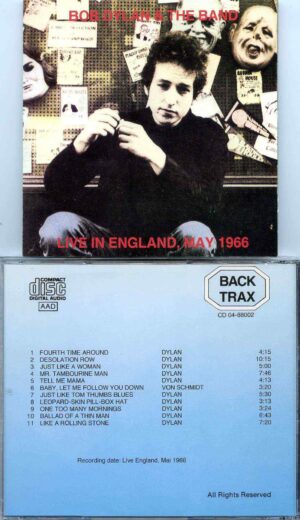 Bob Dylan- Live In England , May 1966  ( With The Band in England , May 1966 ) ( BACK TRAX )