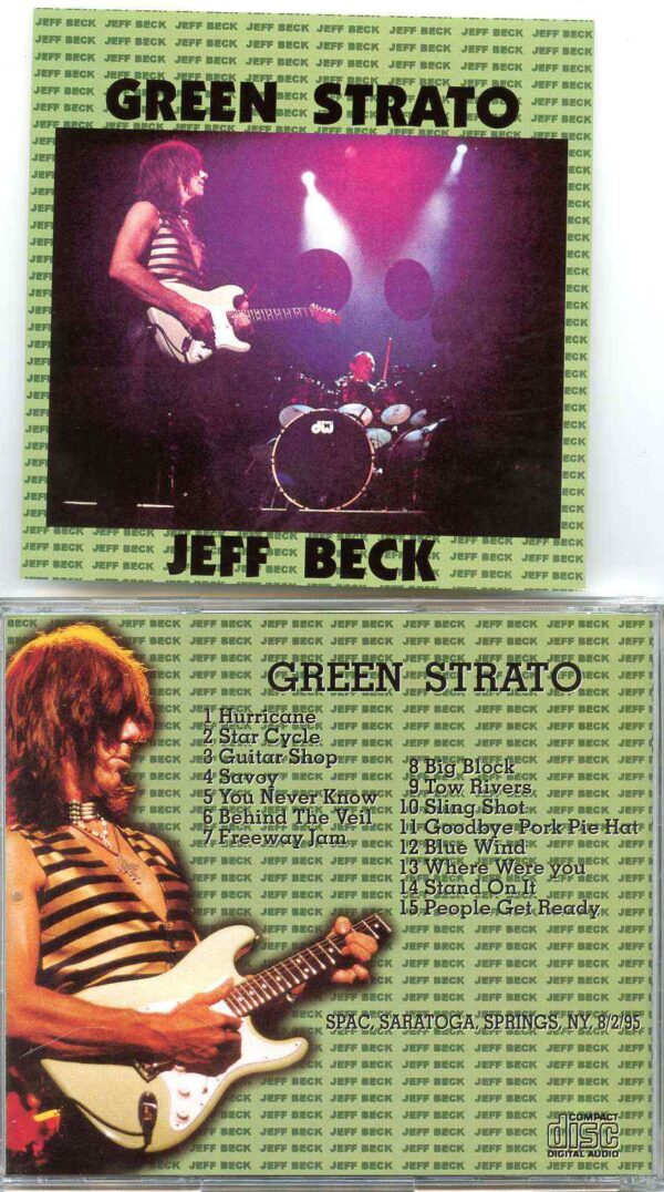 Jeff Beck- Green Strato ( Live at SPAC , Saratoga , New York , August 2nd , 1995 )