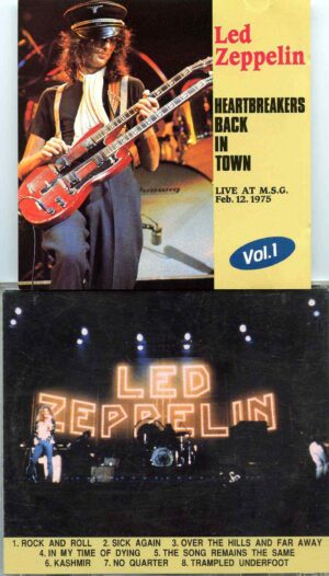 Led Zeppelin- Heartbreakers Back In Town Vol 1 ( Madison Square Garden , New York , USA , February 12th , 1975 ) ( TNT STUDIO ) 