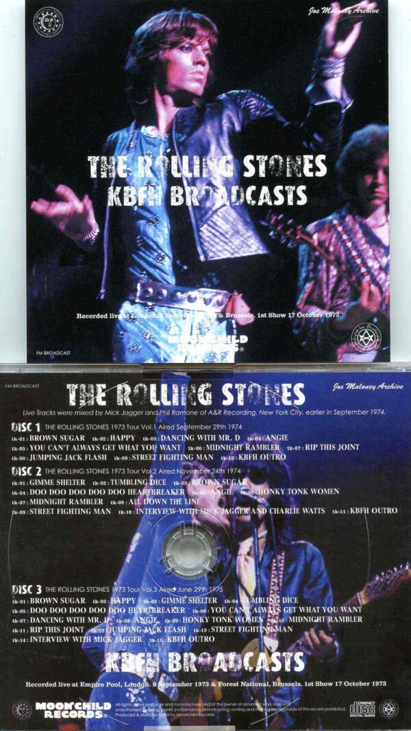 Rolling Stones - KBFH Broadcasts ( 3 CD SET )( MOONCHILD RECORDS )( 1973 Tour Broadcasts )