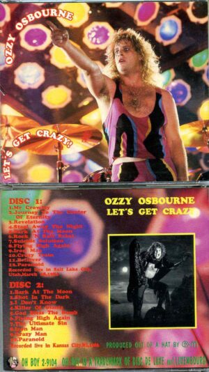 Black Sabbath- Let´s Get Crazy ( 2 cd set ) ( Oh Boy Recs) ( Recorded Live in Kansa City , MI , USA , 1986 )