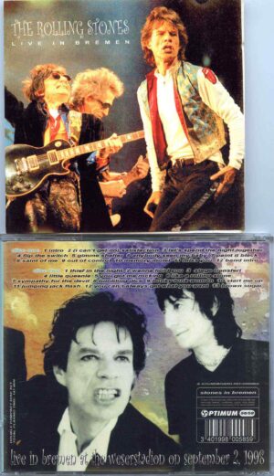 Rolling Stones - Live In Bremen ( 2 CD SET ) ( Live at Weserstadion , Bremen , Germany , September 2nd , 1998 )