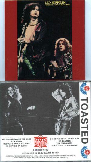 Led Zeppelin- Nobody´s Fault But Mine ( Condor Toasted ) ( Recorded Live In Cleveland 1975 part 1)