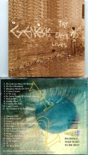 Genesis- The Lamb Lives( 2 cd set ) ( BACKSTAGE ) ( Mike Rutherford´s Own Recording Live in The USA , Early 1975 )