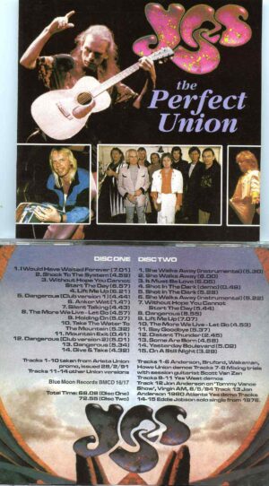 Yes- The Perfect Union ( 2 CD SET )  ( 30 Promos , Sessions and Demos Tracks )