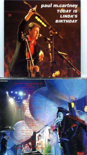 Paul Mccartney- Today Is Linda´s Birthday ) 2 cd set ) ( Live at United Center Chicago , USA , September 24th , 2002 )