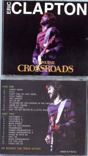 Genuine Crossroads ( 2 CD SET ) ( Cream , Blñind Faith , Derek and The Dominoes, plus Early Clapton ´73 )