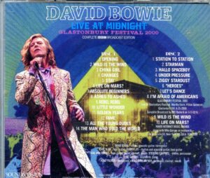 Live At Midnight ( 2 CD SET )( Glastonbury Festival 2000 Complete BBC Broadcast , June 25th, 2000 )