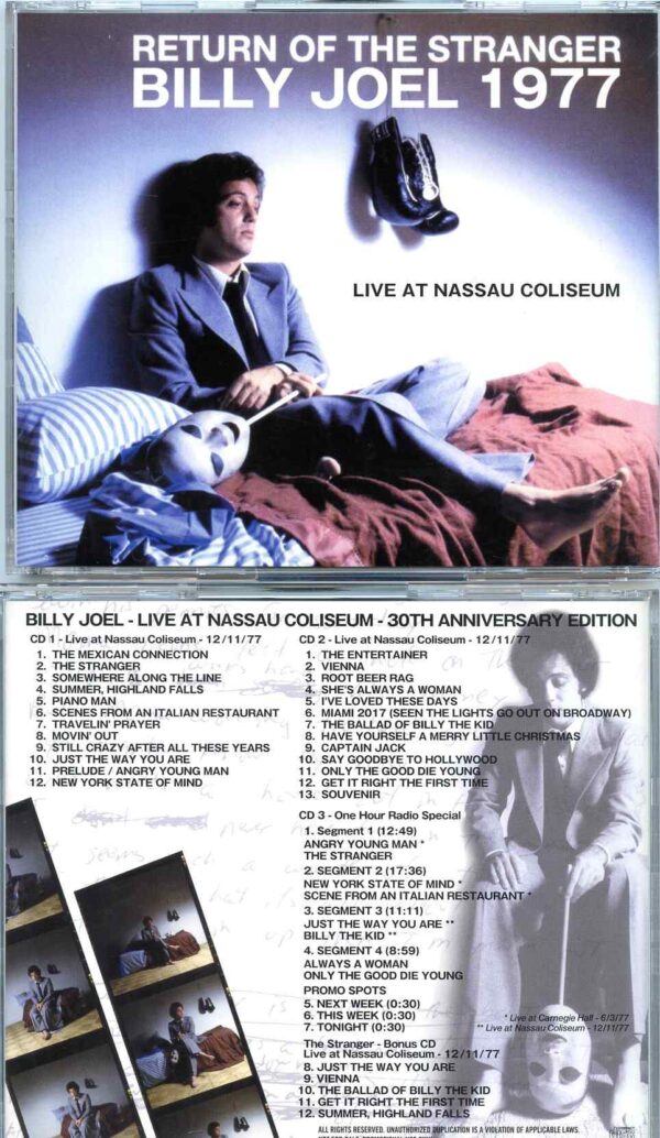 Return Of The Stranger ( 3 CD SET ) (  Nassau Coliseum, New York, USA, Dec 11th, 1977 )