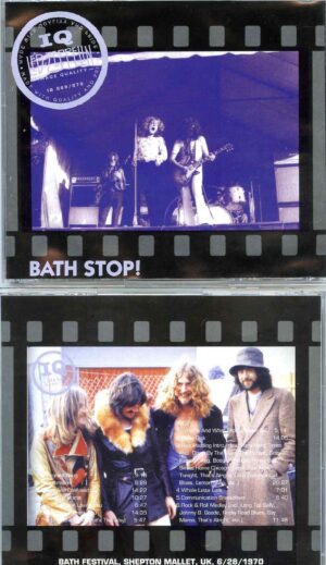 Led Zeppelin - Bath Stop! ( 2 CD SET ) ( IMAGE QUALITY ) ( Shepton Mallet , UK , June 28th , 1970 )