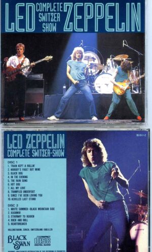Led Zeppelin - Complete Switzer Show ( 2 cd set ) ( Black Swan ) ( Hallenstadion, Zurich, Switzerland, June, 29th, 1980 )