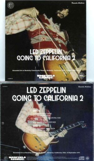 Led Zeppelin - Going To California 2 ( 2 cd set ) ( MOONCHILD ) ( Berkeley CA, USA, September 14th 1971 )