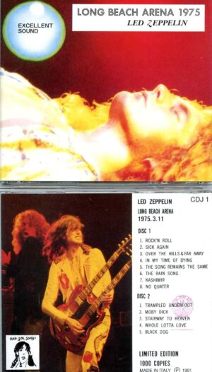 Led Zeppelin - Long Beach Arena 1975  ( 2 CD SET ) ( Bad Girl Songs ) ( Long Beach , CA , USA , March 11th 1975 )