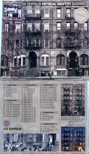 Led Zeppelin - Physical Graffiti Sessions ( 2 CD SET ) ( Wendy ) ( Studio Recording Sessions of the Album )