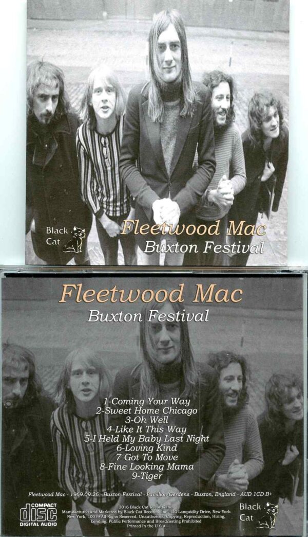 Fleetwood Mac - Buxton Festival ( Pavilion Garden, Buxton, England, September 26th, 1969 )