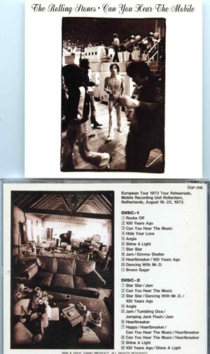 Rolling Stones - Can You Hear the Mobile ( 2 CD SET ) ( Vinyl Gang ) ( Rotterdam, Netherlands, August 18th - 23rd 1973 )