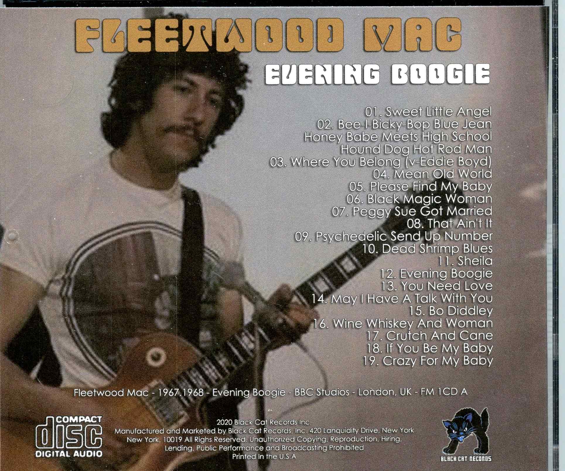 Fleetwood Mac - Evening Boogie ( BBC Studios Broadcast, London, UK, 1967, 1968 )