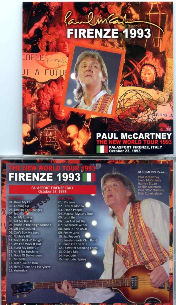 Paul Mccartney - Firenze 1993 ( 2 CD SET )( Valkyrie ) (Live at Palasport, Firenze, Italy October 23rd, 1993 )