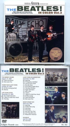 The Beatles - IN COLOR Vol 3 ( 1 DVD ) ( Misaterclaudel
