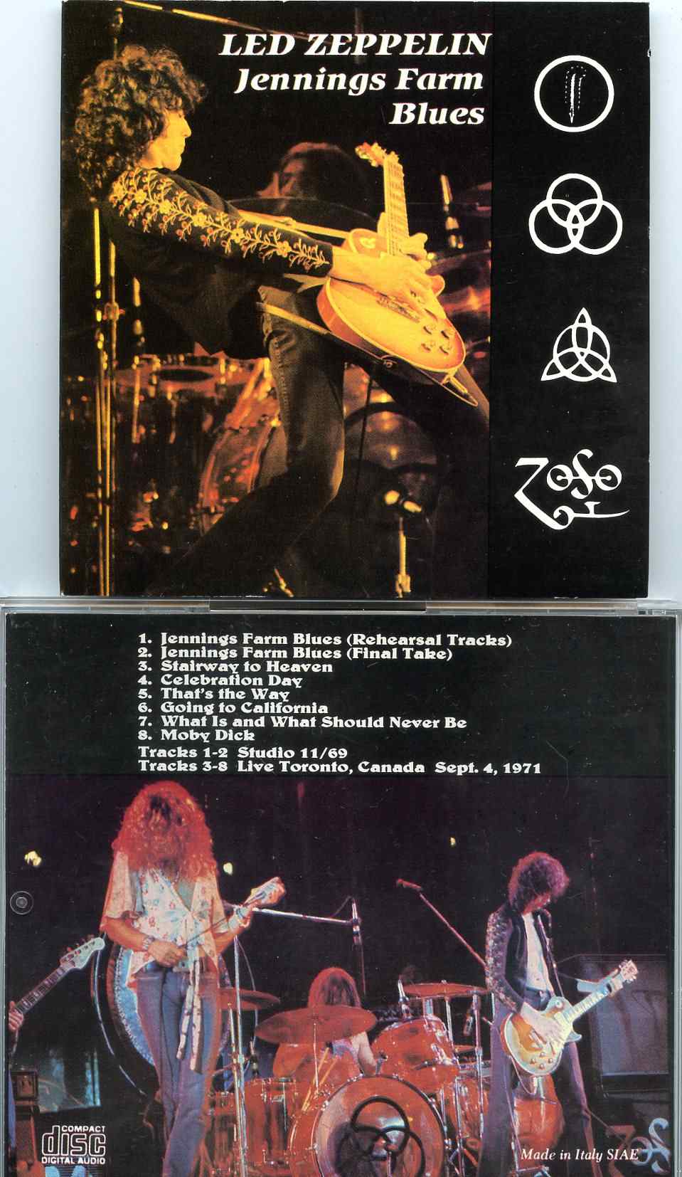 Zeppelin - Jennings Farm Blues ( SCORPIO ) ( Toronto, Canada, September 4th, 1971 plus rehearsals )
