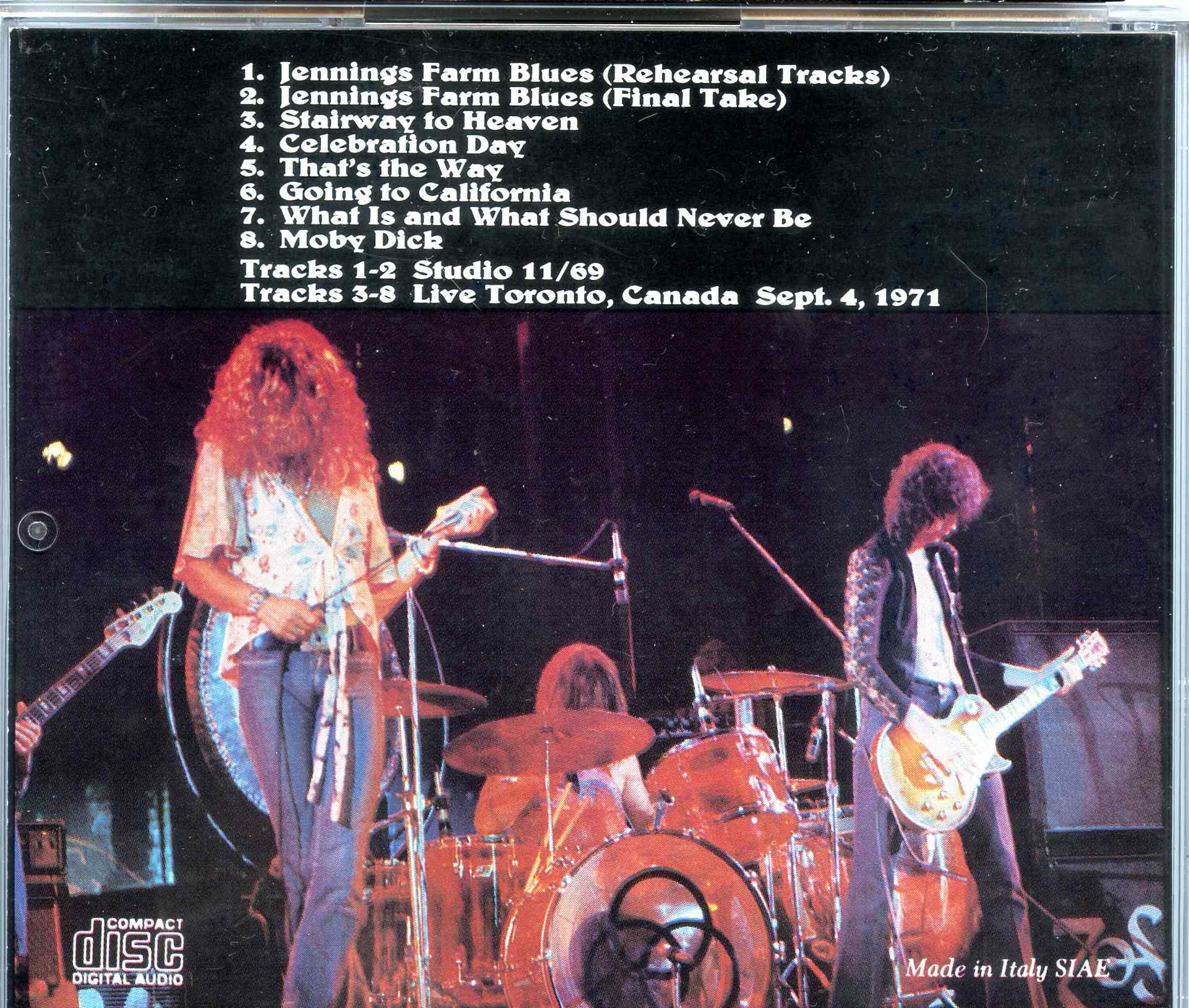Zeppelin - Jennings Farm Blues ( SCORPIO ) ( Toronto, Canada, September 4th, 1971 plus rehearsals )