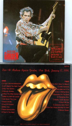 Rolling Stones - Divorce in New York City ( 2 CD ) ( Vinyl Gang ) ( MSG,New York City, January 17th 1998 )