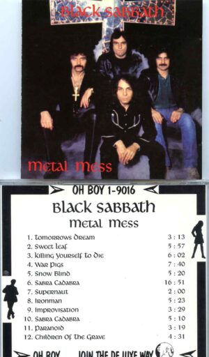 Black Sabbath - Metal Mess ( Oh Boy Recs) ( Live at Ontario Motor Speedway, Ontario, Canada , April 6th, 1974 )