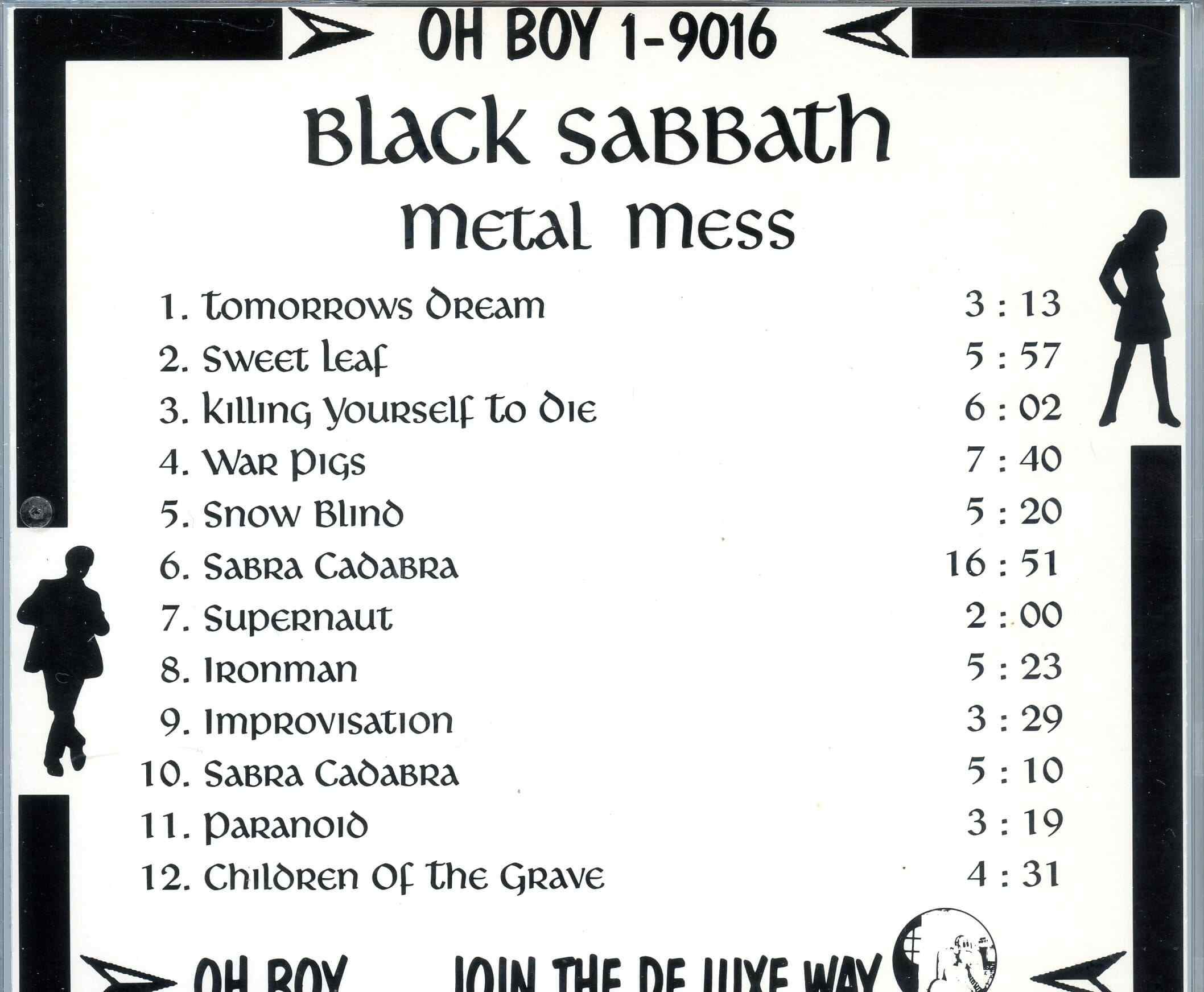 Black Sabbath - Metal Mess ( Oh Boy Recs) ( Live at Ontario Motor Speedway, Ontario, Canada , April 6th, 1974 )