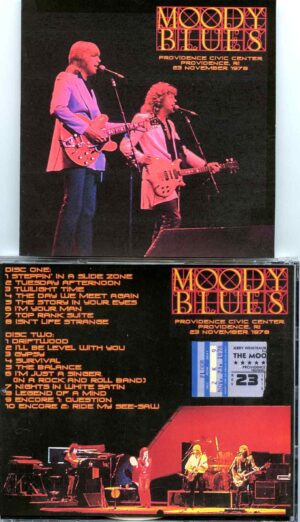 Moody Blues - Providence Civic Center ( 2 CD SET ) ( Providence, Rhode Island, USA, November 23rd, 1978 )