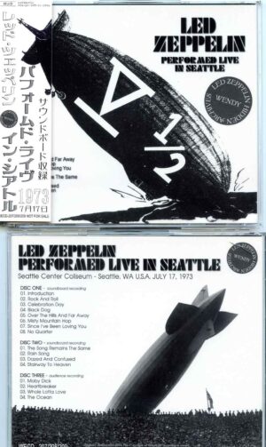 Zeppelin - V 1/2 ( 3 cd set ) ( Wendy ) ( Center Coliseum, Seattle, Washington USA July 17th, 1973 )