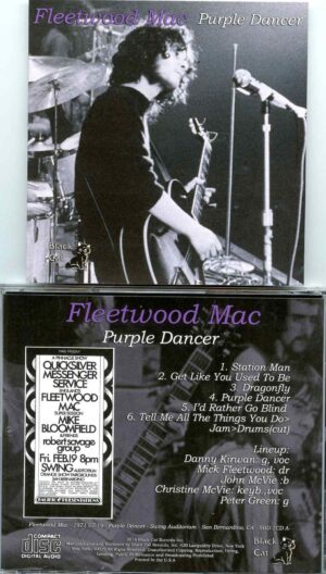 Fleetwood Mac - Purple Dancer ( Swing Auditorium San Bernardino, CA, USA, July 19th 1971 )