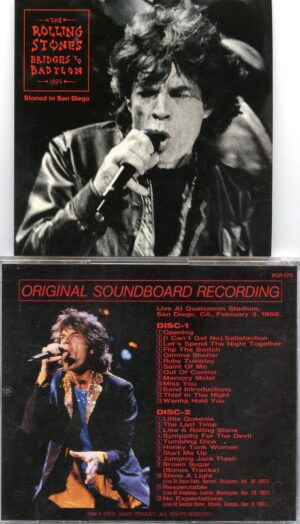 Rolling Stones - Stoned in San Diego 1998 ( 2 CD Set ) ( Vinyl Gang ) ( Qualcomm Stadium San Diego CA, Feb 3rd 1998 )