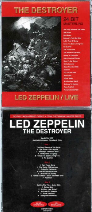 Zeppelin - The Destroyer ( LSD ) ( 3 cd set ) ( Richfield Coliseum , Cleveland , Ohio , USA , April 27th , 1977 )