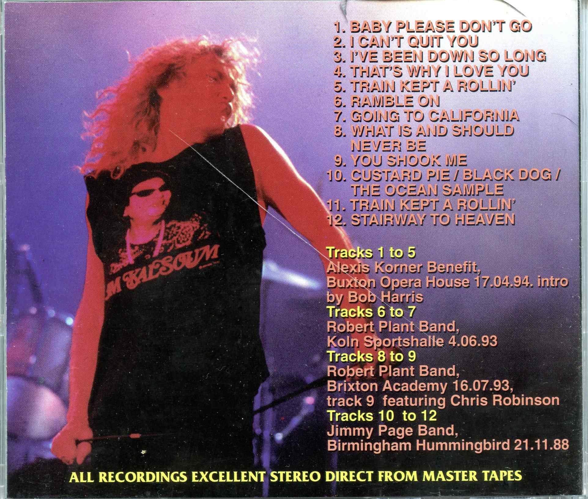 Zeppelin - Together Again I ( Buxton, Koln, Brixton, Birmingham, 1988 - 1993 - 1994 )