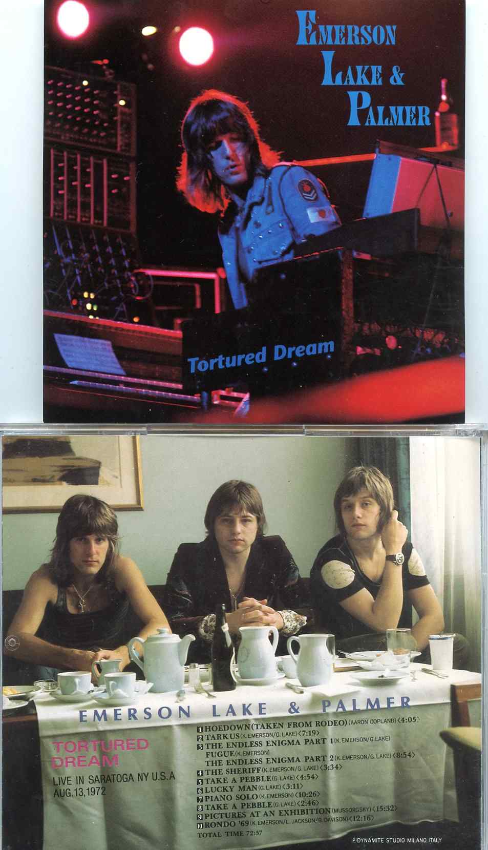 Emerson Lake And Palmer - Tortured Dreams ( Dynamite Studios ) ( Live in Saratoga, New York, USA, August 13th, 1972 )
