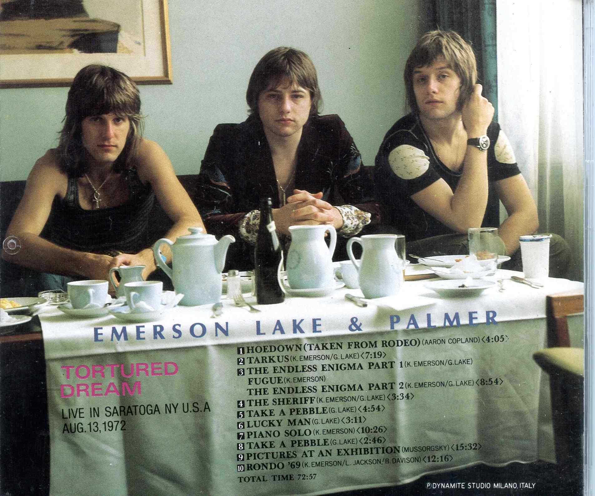 Emerson Lake And Palmer - Tortured Dreams ( Dynamite Studios ) ( Live in Saratoga, New York, USA, August 13th, 1972 )