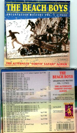 Beach Boys - Unsurpassed Masters vol. 1 ( The Alternate Surfing Safari 1962 )
