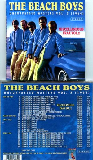 Beach Boys - Unsurpassed Masters vol. 5 ( Miscellaneous Trax Vol. 2 )