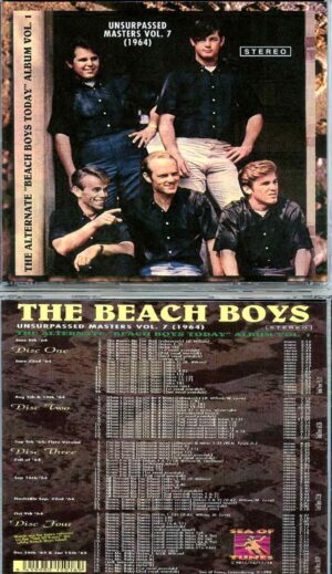 Beach Boys - Unsurpassed Masters vol. 7 ( 4 CD SET ) ( The Alternate Beach Boys Today Album 1964 )