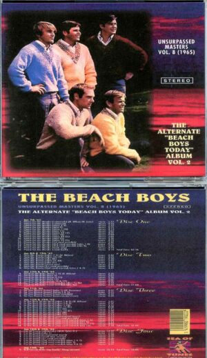 Beach Boys - Unsurpassed Masters vol. 8 ( 4 CD SET ) ( The Alternate Beach Boys Today Album Vol. 2 1965 )